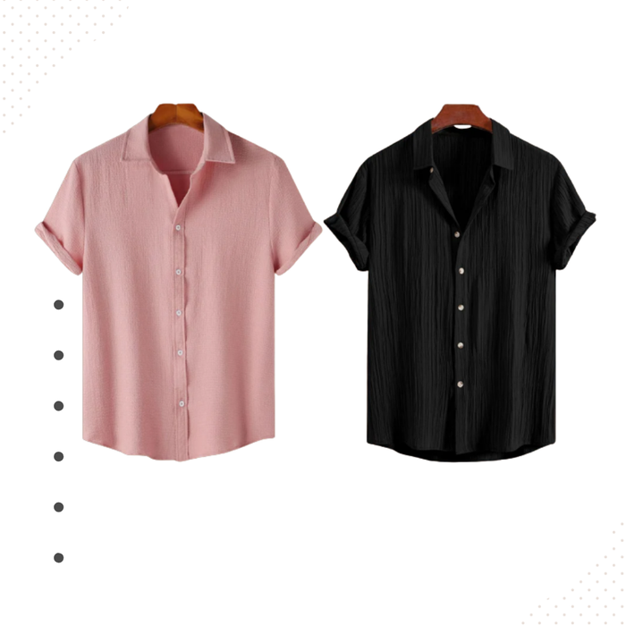 Midnight Crinkle (H-801) + Pink Charm (H-640)