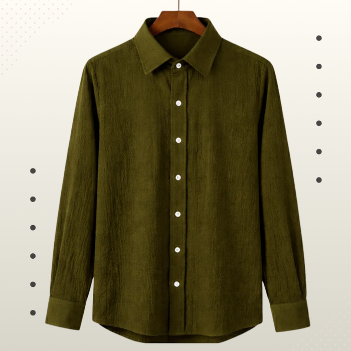 Olive Green-Friendly Full Sleeve Shirt – Lightweight & Comfortable Fit